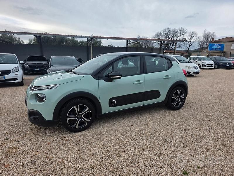 Usata Citroën C3 Shine 75 CV (55 kW) 2017 Verde Berlina