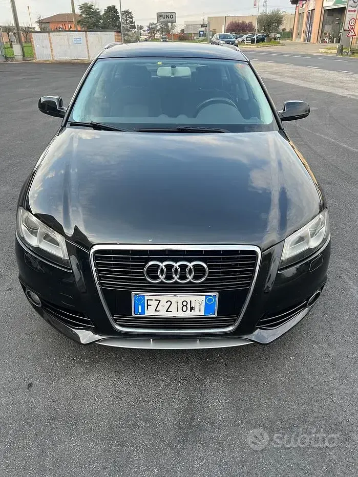 Usata Audi A3 Ambition 140 CV (102 kW) 2011 Nero Utilitaria