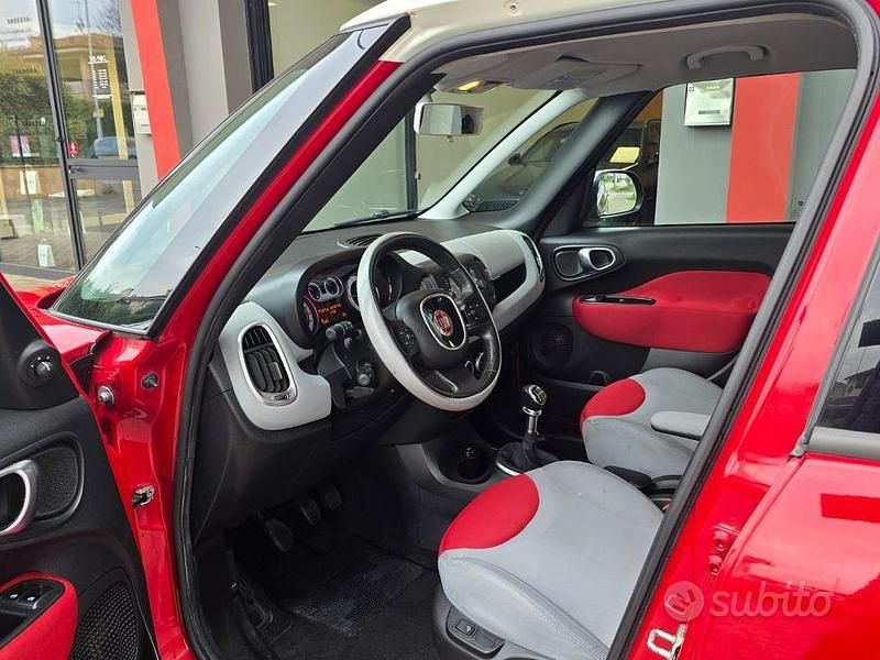 Usata Fiat 500L 68 CV (50 kW) 2013 Rosso Monovolume
