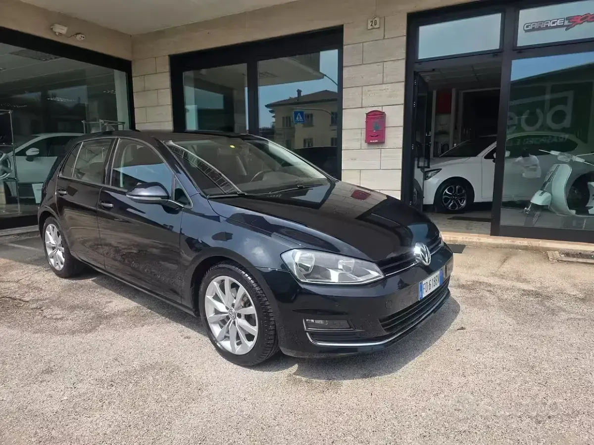 Usata VW Golf VII Highline 110 CV (80 kW) 2016 Nero Berlina