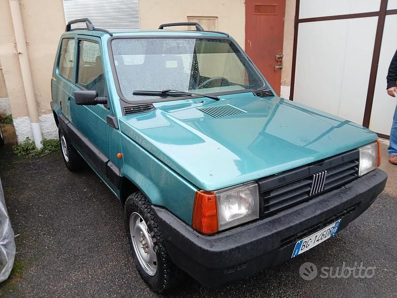 Usata Fiat Panda 4x4 44 CV (32 kW) 2000 Verde Utilitaria