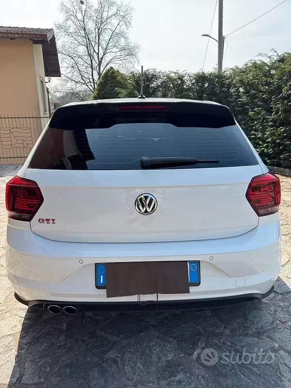 Usata VW Polo GTI 200 CV (147 kW) 2019 Bianco Utilitaria