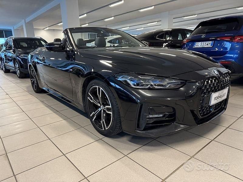 Usata BMW 420 M Sport 190 CV (139 kW) 2022 Nero Cabrio