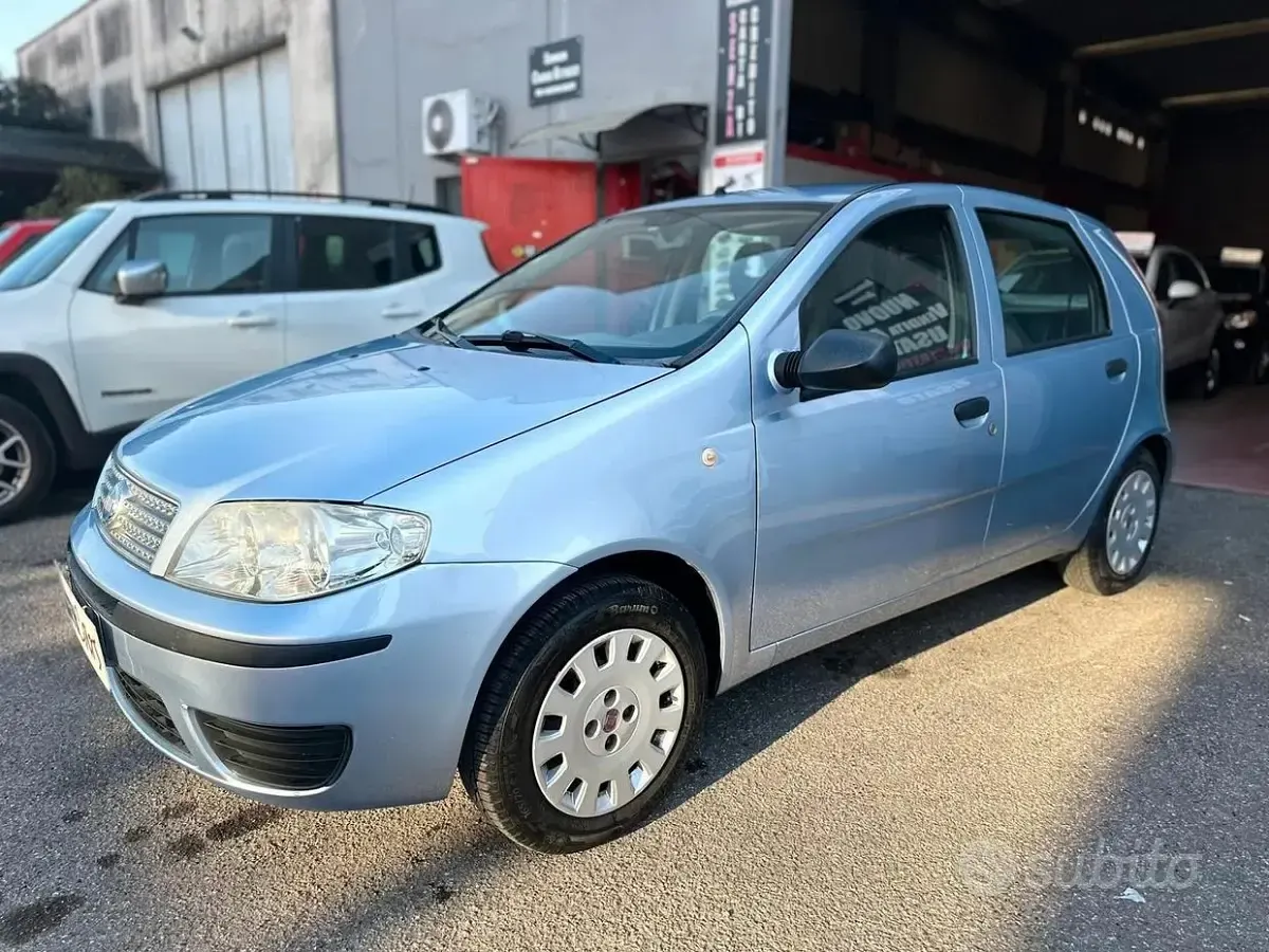 Usata Fiat Punto Active 60 CV (44 kW) 2010 Blu Utilitaria