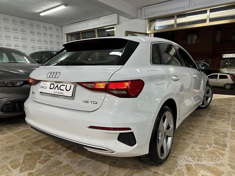 Usata Audi A3 S-Line 150 CV (110 kW) 2021 Bianco Berlina