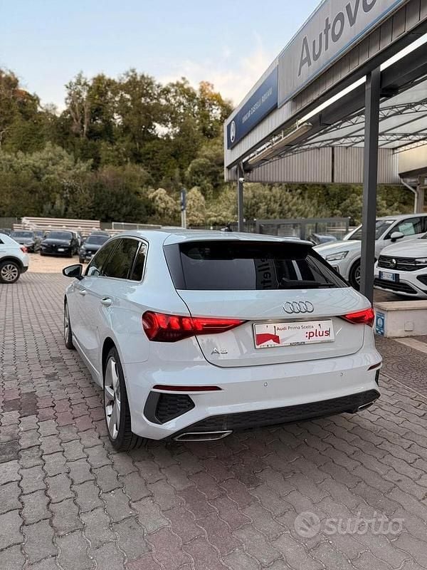 Usata Audi A3 S-Line 150 CV (110 kW) 2024 Bianco Berlina