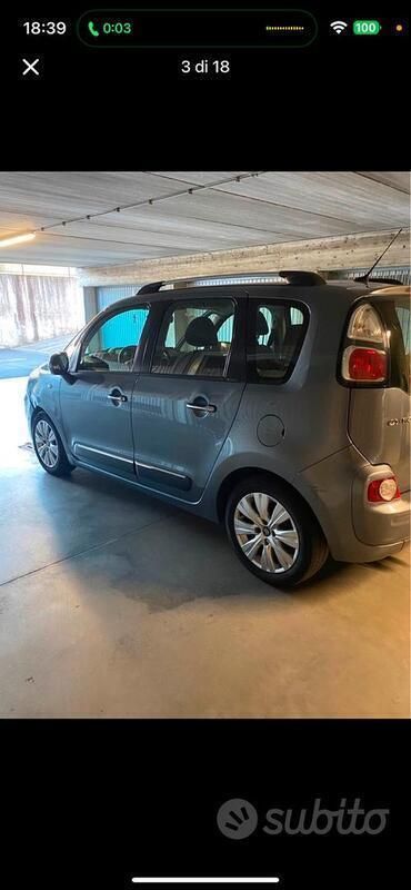 Usata Citroën C3 Picasso Exclusive 90 CV (66 kW) 2009 Grigio Monovolume