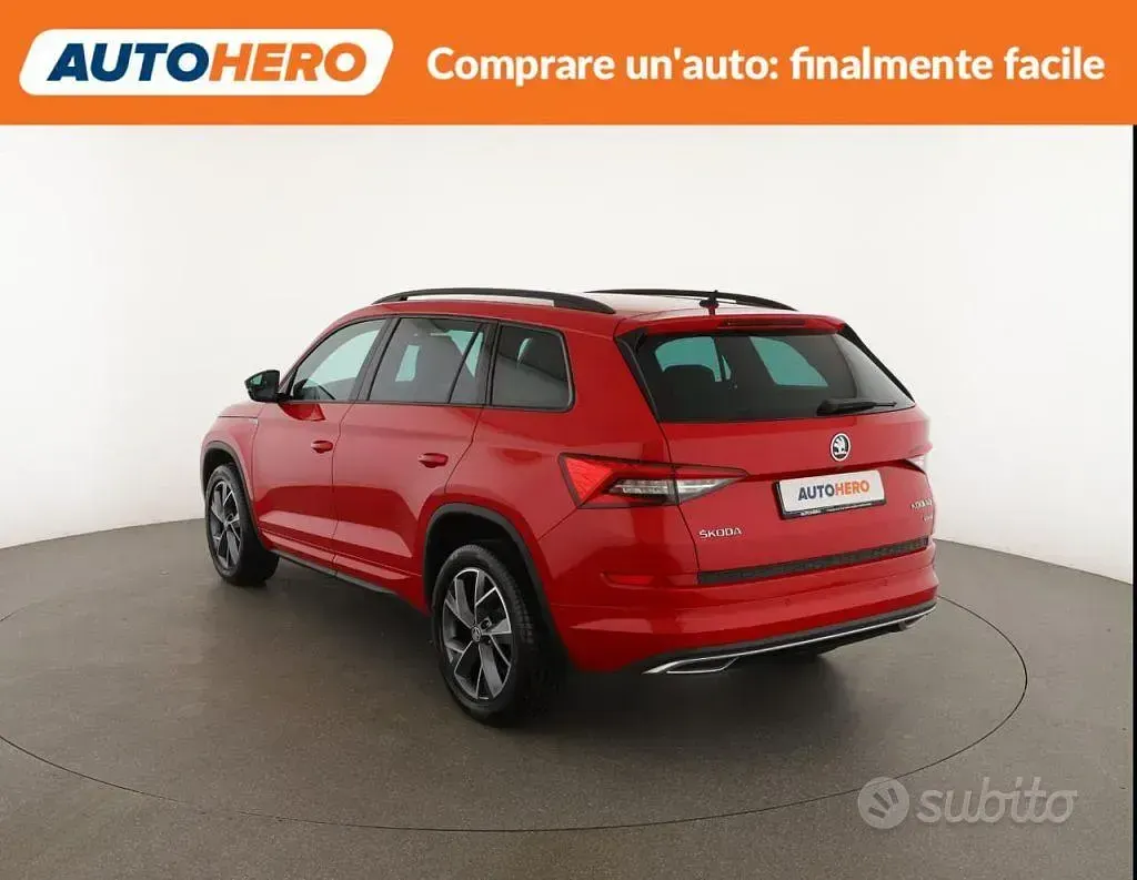 Usata Skoda Kodiaq 190 CV (139 kW) 2019 Rosso SUV