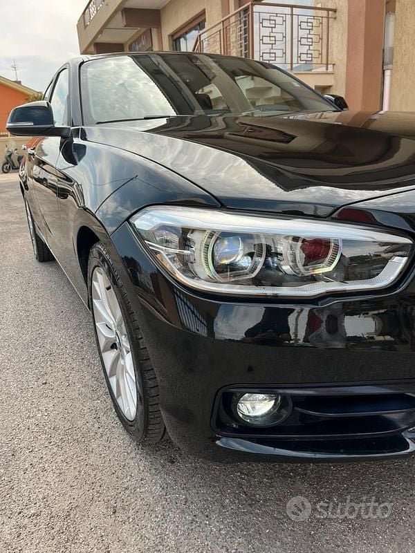 Nero Usata 2018 BMW 118 Sport Line Due volumi | 15.800 € (Ottimo prezzo) - Immagine 1/4