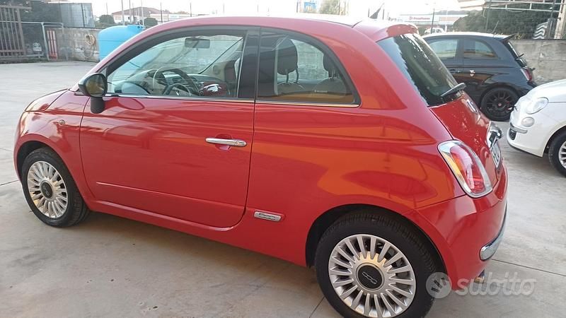 Usata Fiat 500 69 CV (50 kW) 2008 Rosso Berlina