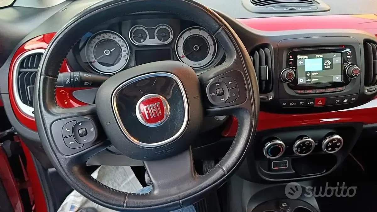 Usata Fiat 500L Pop Star 95 CV (69 kW) 2016 Rosso Monovolume