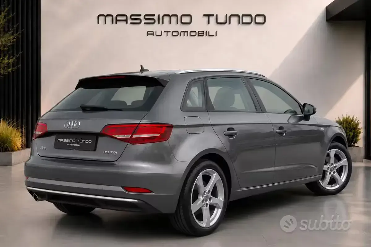Usata Audi A3 Sport 116 CV (85 kW) 2018 Grigio Berlina