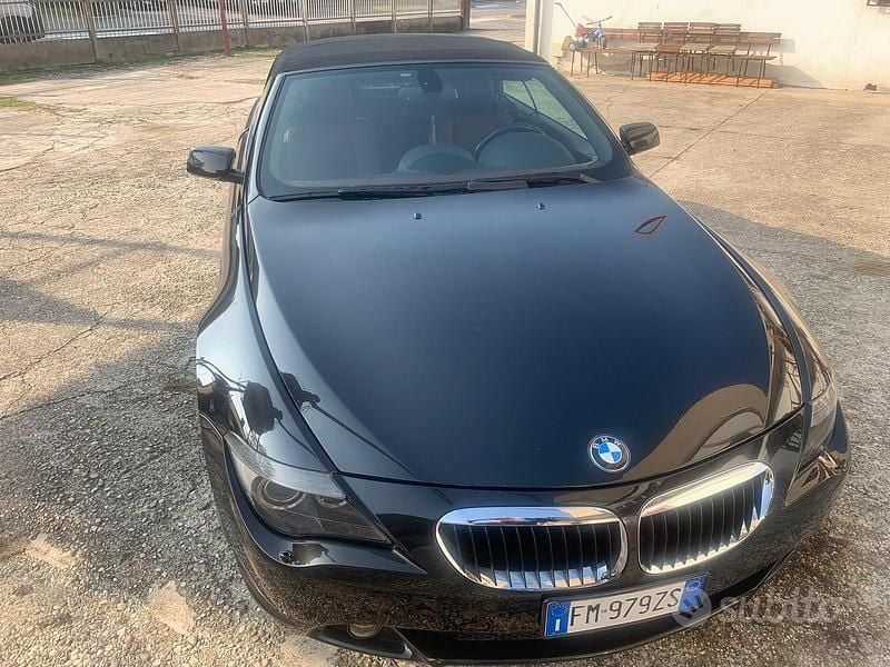 Usata BMW 630 Cabriolet 258 CV (189 kW) 2006 Nero Cabrio