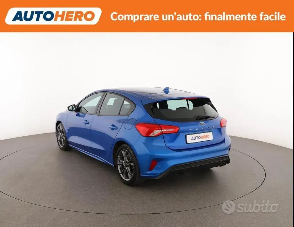 Usata Ford Focus ST-Line 125 CV (91 kW) 2019 Blu Berlina