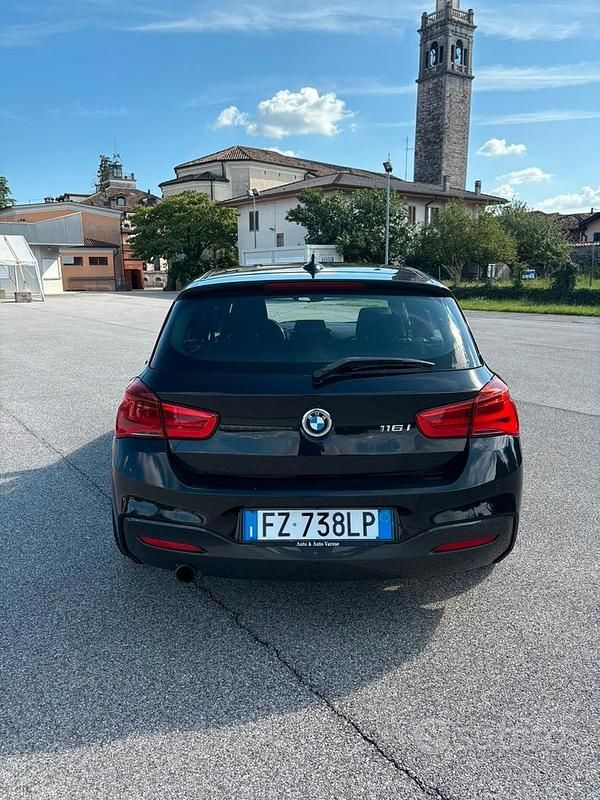 Usata BMW 116 M Sport 109 CV (80 kW) 2016 Nero Utilitaria