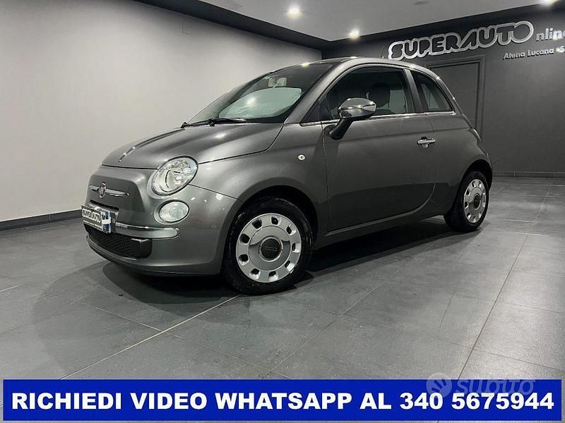 Usata Fiat 500 69 CV (50 kW) 2014 Grigio scuro Utilitaria