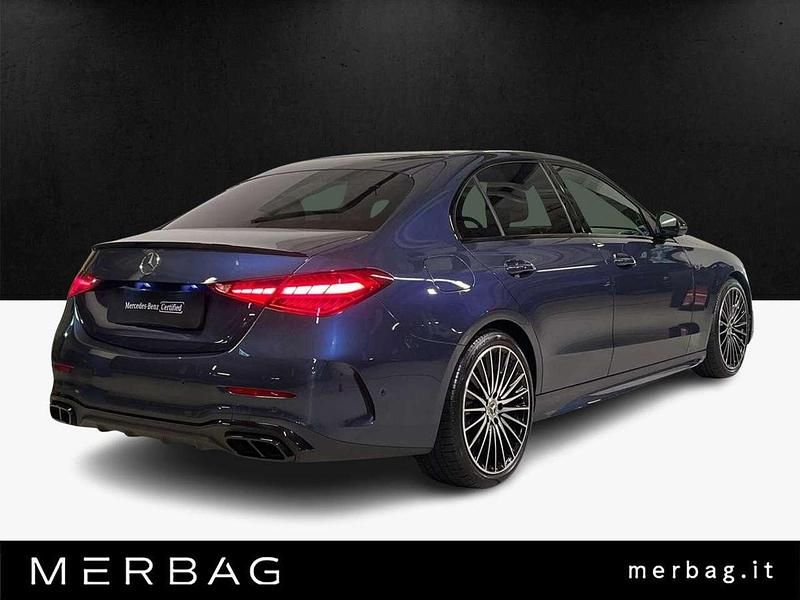 Begagnad Mercedes C300e Advanced Plus 265 HK (194 kW) 2024 Blå Sedan