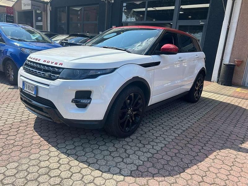 Usata Land Rover Range Rover evoque 190 CV (139 kW) 2015 Bianco tetto bordeaux SUV