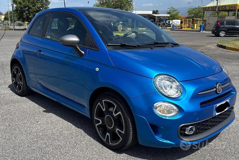 Blu Usata 2016 Fiat 500 Sport Due volumi | 8500 € (Cara) - Immagine 1/4