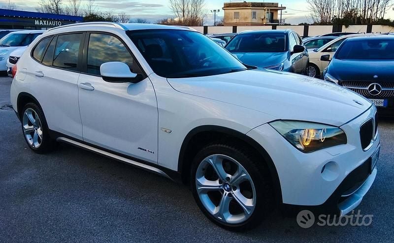 Usata BMW X1 Efficient Dynamics 177 CV (130 kW) 2010 Bianco SUV