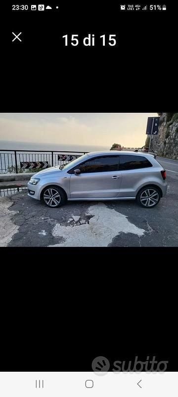Usata VW Polo Sport 95 CV (69 kW) 2013 Grigio Berlina