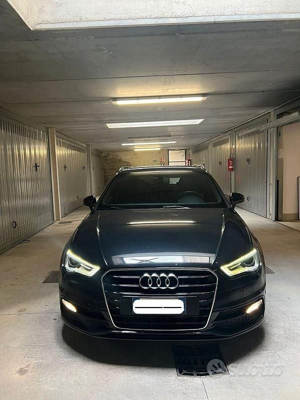Usata Audi A3 S-Line 150 CV (110 kW) 2013 Nero Station wagon
