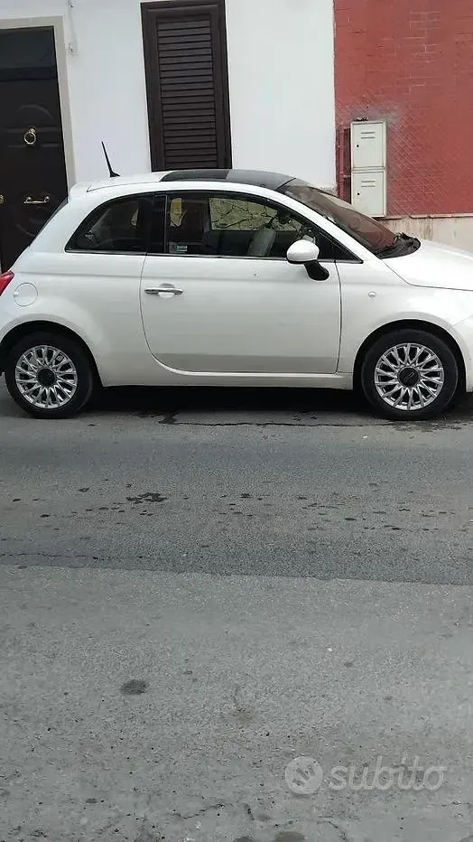 Usata Fiat 500 Lounge 105 CV (77 kW) 2017 Bianco Berlina