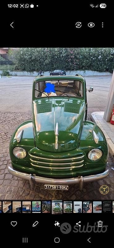 Usata Fiat Topolino 1950 Utilitaria