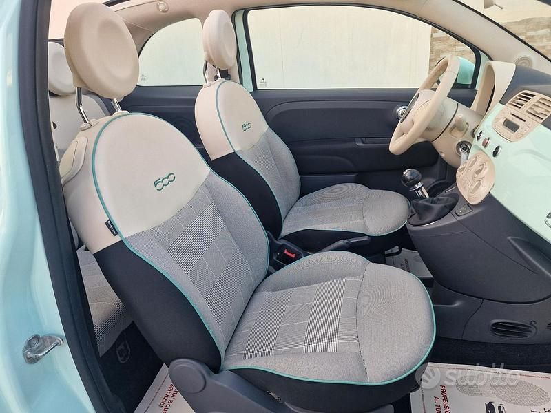 Usata Fiat 500C 70 CV (51 kW) 2015 Verde Cabrio
