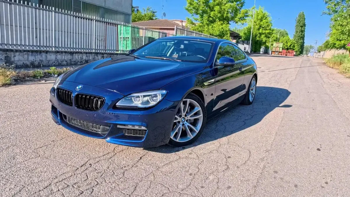 Usata BMW 640 M Sport 320 CV (235 kW) 2015 Blu/azzurro Coupé