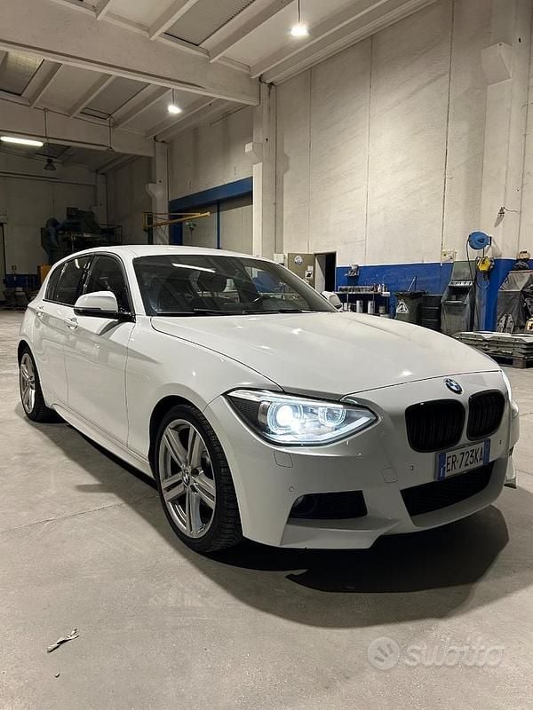 Usata BMW 120 M Sport 184 CV (135 kW) 2013 Bianco Utilitaria