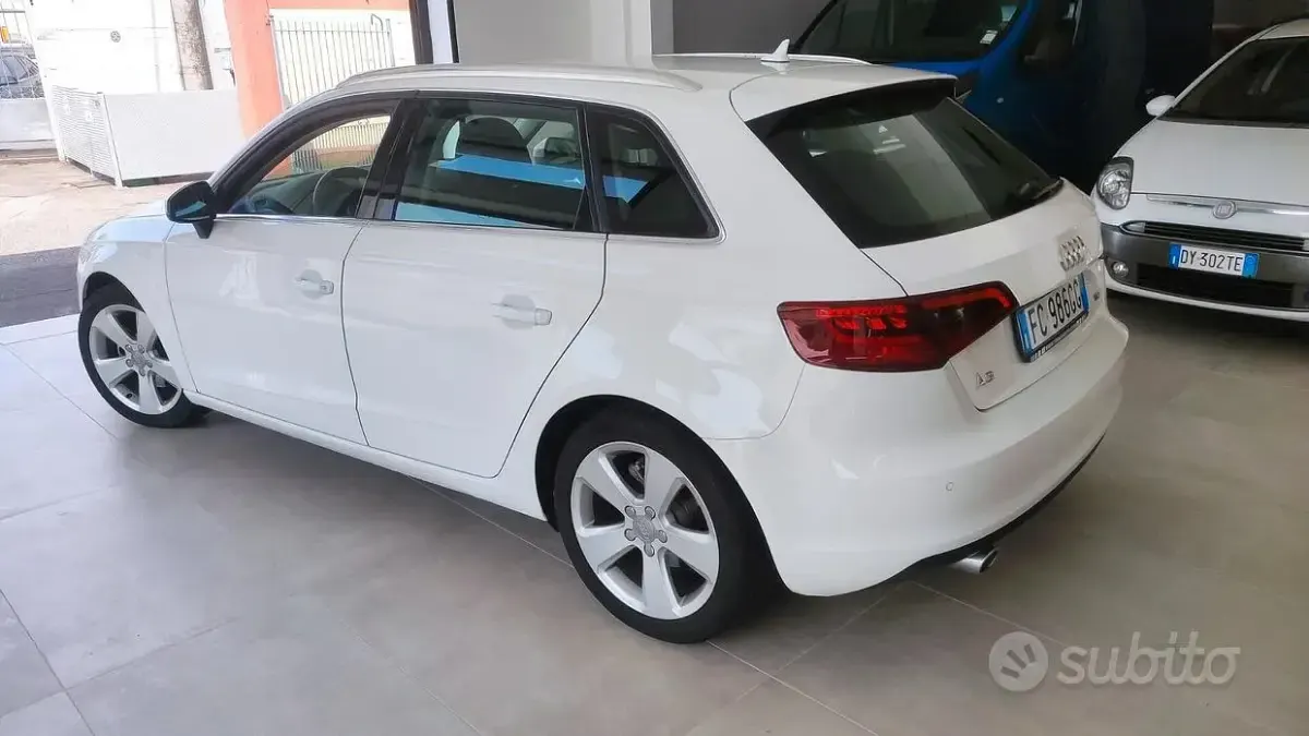 Usata Audi A3 110 CV (80 kW) 2016 Bianco Berlina