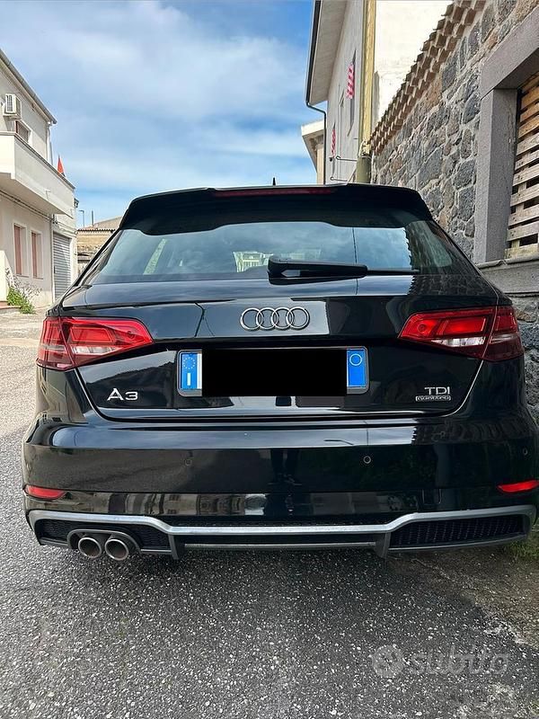 Usata Audi A3 184 CV (135 kW) 2016 Nero Berlina