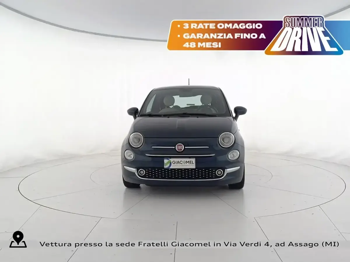 Usata Fiat 500 Lounge 69 CV (50 kW) 2019 Bleu Berlina