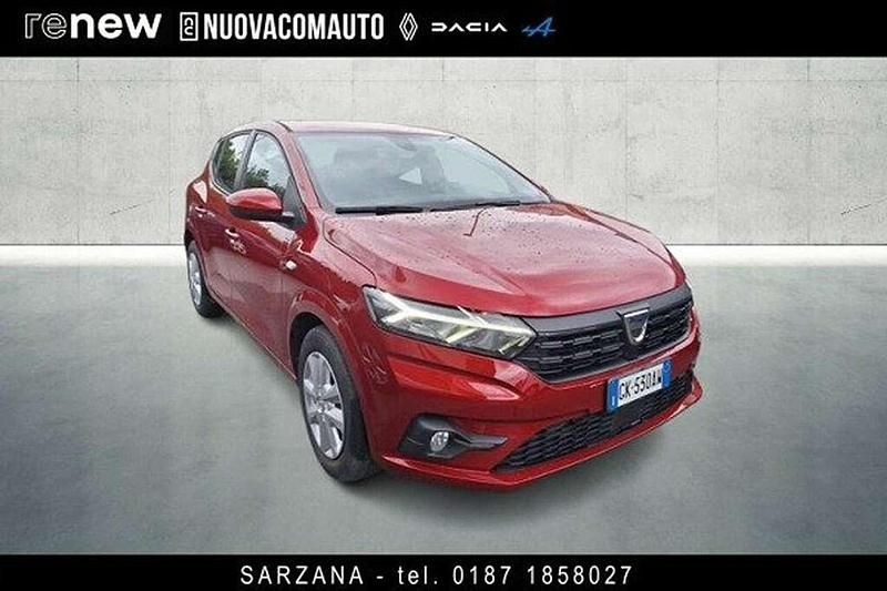 Usata Dacia Sandero Comfort 67 CV (49 kW) 2022 Rosso dinamico Berlina