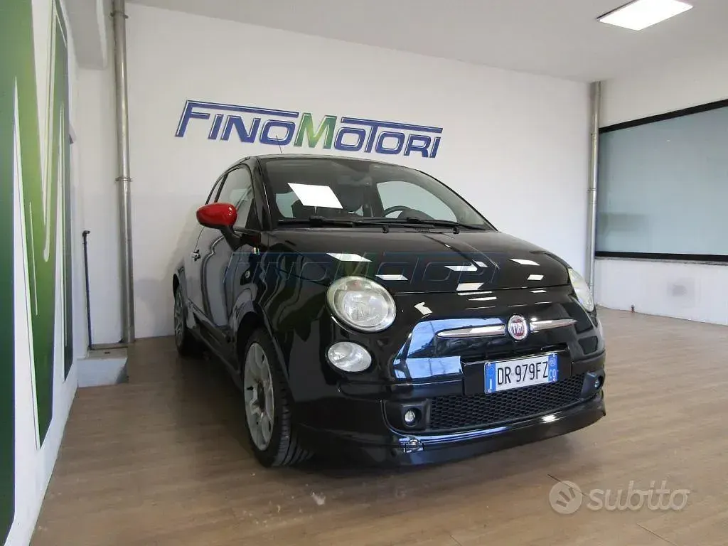 Usado Fiat 500 Sport 101 CV (74 kW) 2008 Negro Utilitario