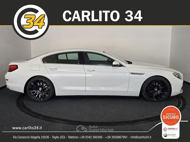 Begagnad BMW 640 Luxury Line 313 HK (230 kW) 2015 Vit Sportkupé