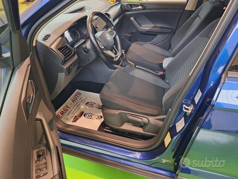 Usata VW T-Cross 110 CV (80 kW) 2021 Blu SUV