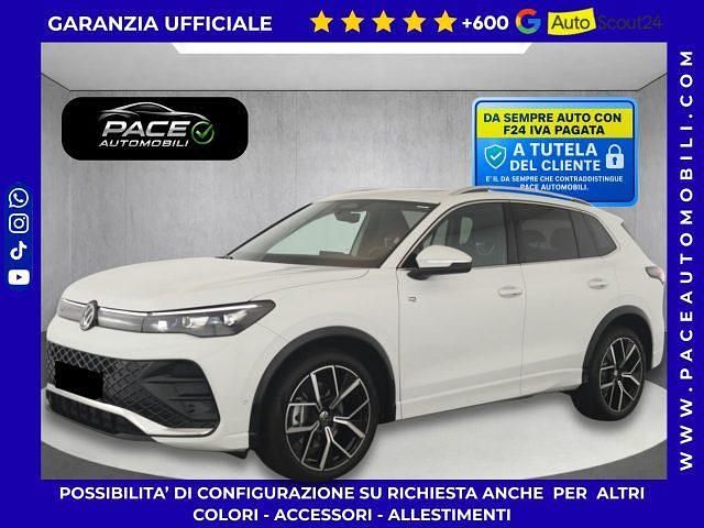 Usata VW Tiguan R-line 150 CV (110 kW) 2025 Bianco metallizzato SUV