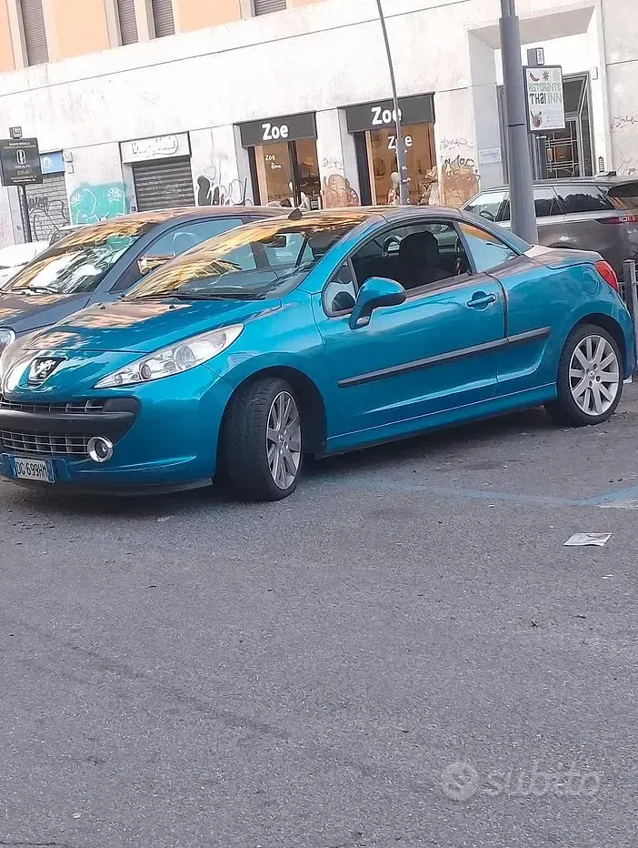 Usata Peugeot 207 112 CV (82 kW) 2007 Blu Cabrio