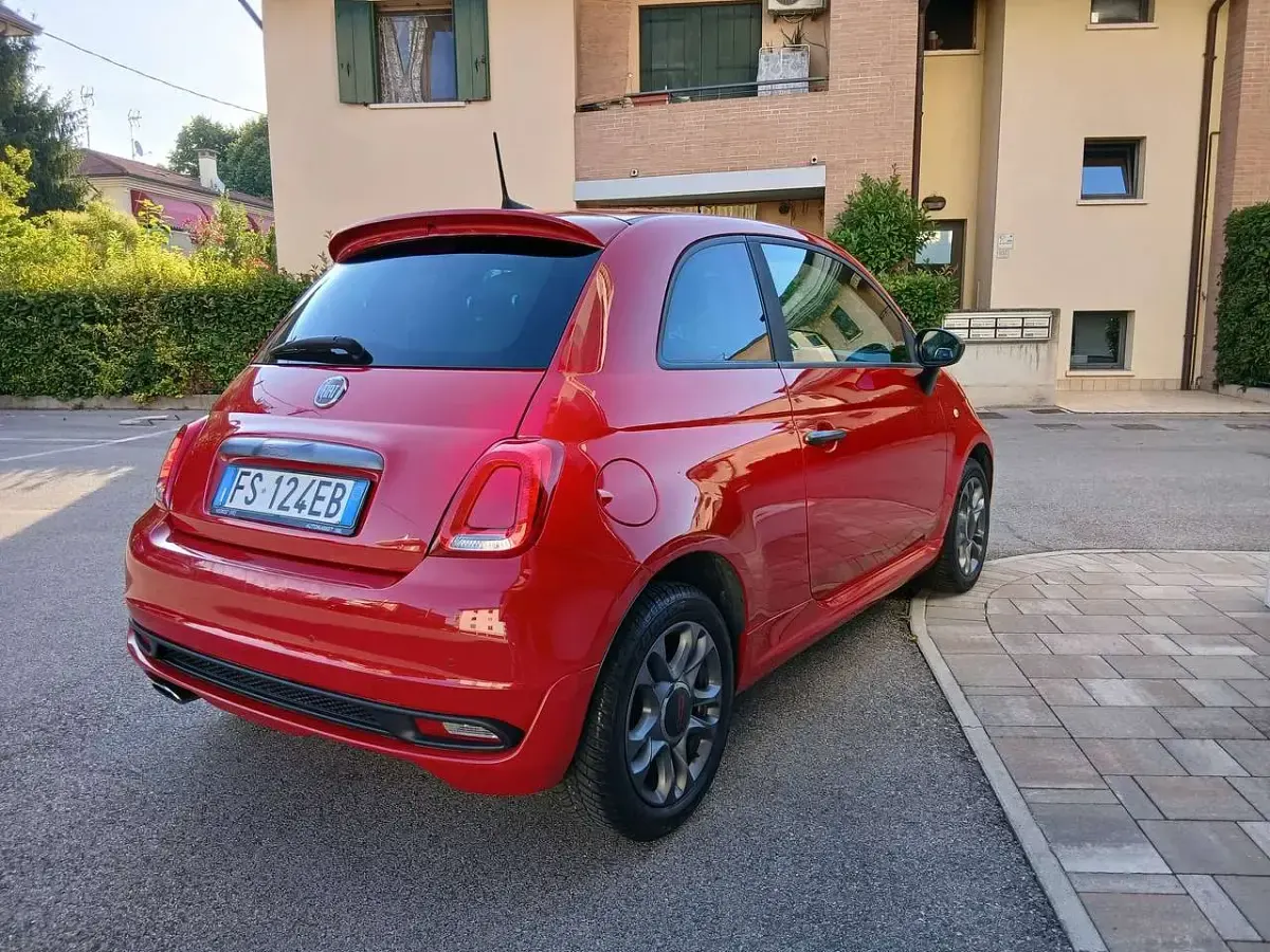 Usata Fiat 500 S 69 CV (50 kW) 2018 Rosso Utilitaria