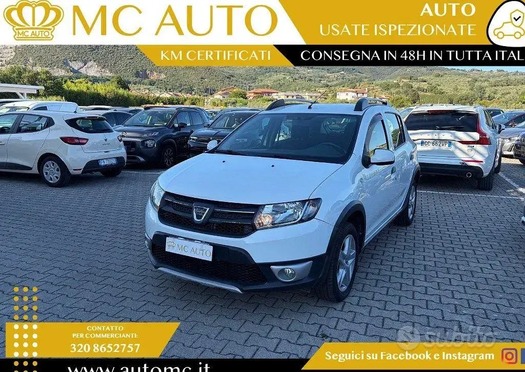 Usata Dacia Sandero Stepway 90 CV (66 kW) 2016 Bianco Berlina