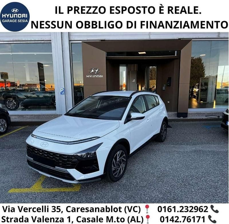 Nuova Hyundai Bayon 99 CV (72 kW) 2025 Bianco SUV