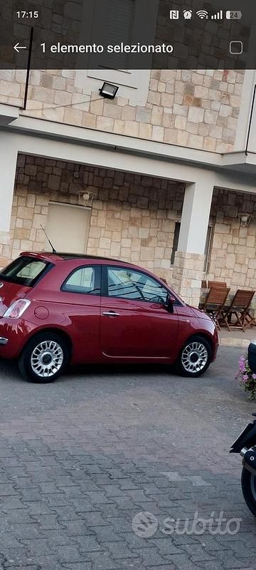 Usata Fiat 500 2009 Rosso Berlina