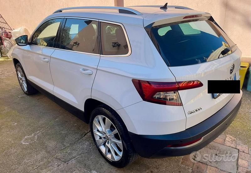 Usata Skoda Karoq Style 116 CV (85 kW) 2018 Bianco SUV