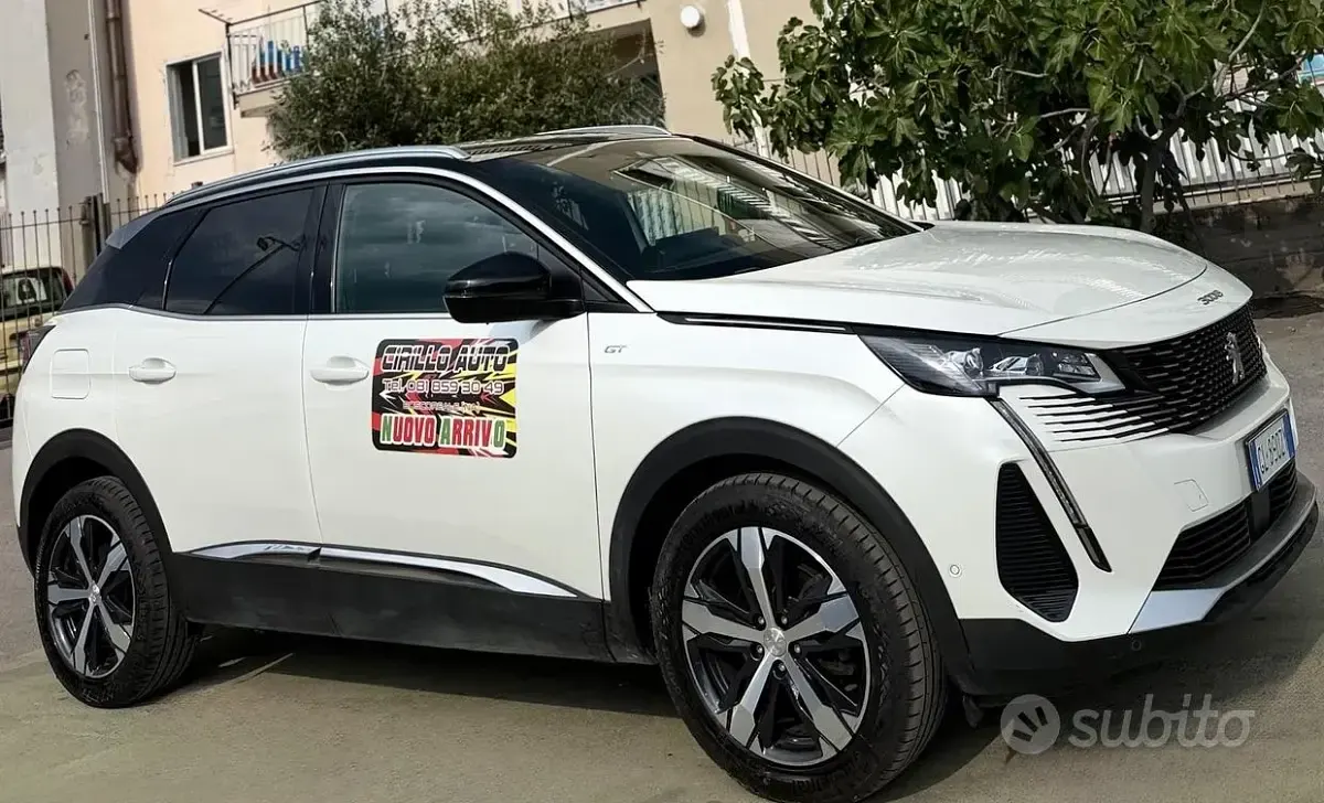 Usata Peugeot 3008 GT-line 131 CV (96 kW) 2022 Bianco SUV