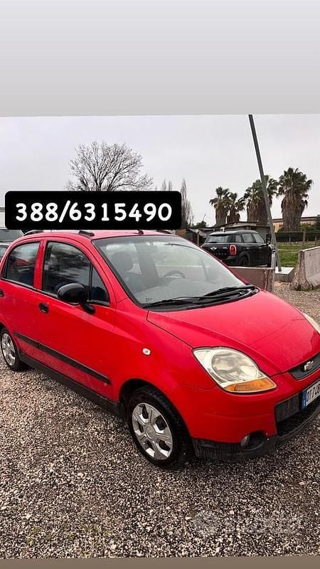 Usata Chevrolet Matiz 2009 Rosso Utilitaria