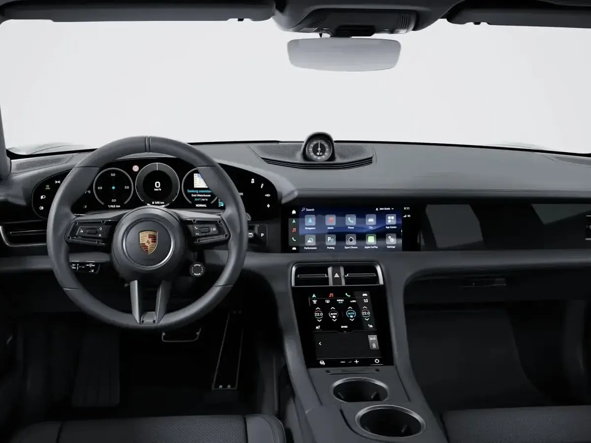 Nuova Porsche Taycan Cross Turismo 300 kW (408 CV) 2026 Grigio vulcano metallizzato