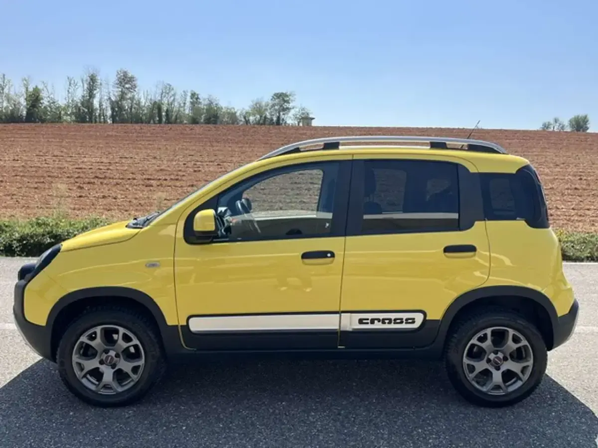 Usata Fiat Panda Cross Cross 90 CV (66 kW) 2018 Giallo Utilitaria