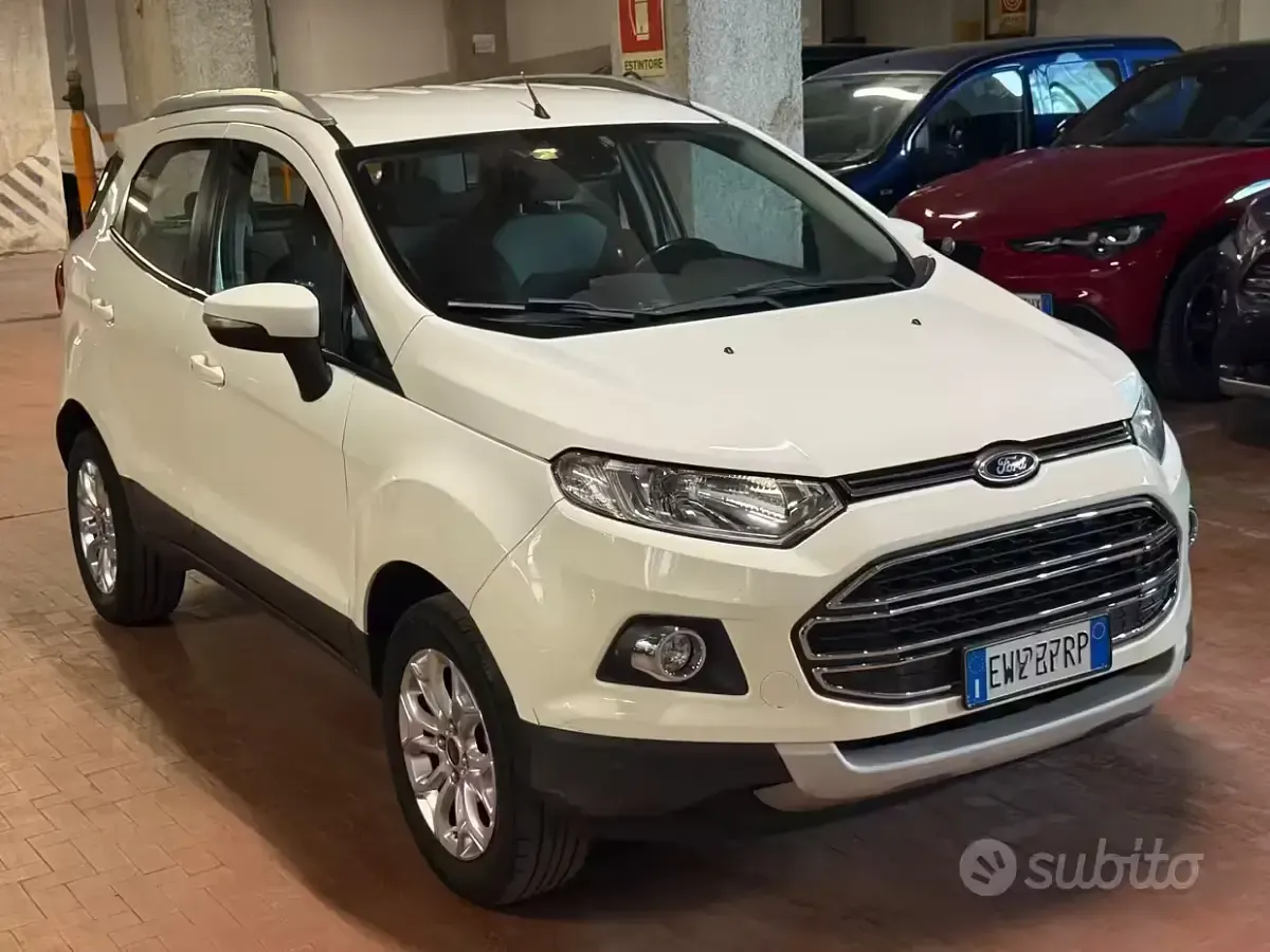 Usata Ford Ecosport Titanium 112 CV (82 kW) 2014 Bianco SUV